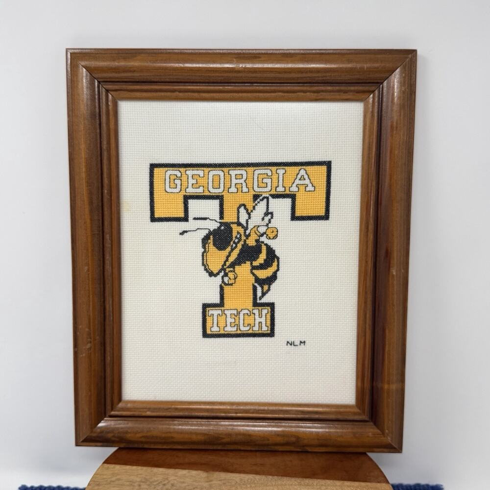 GA Tech Needle Point Picture 12x10